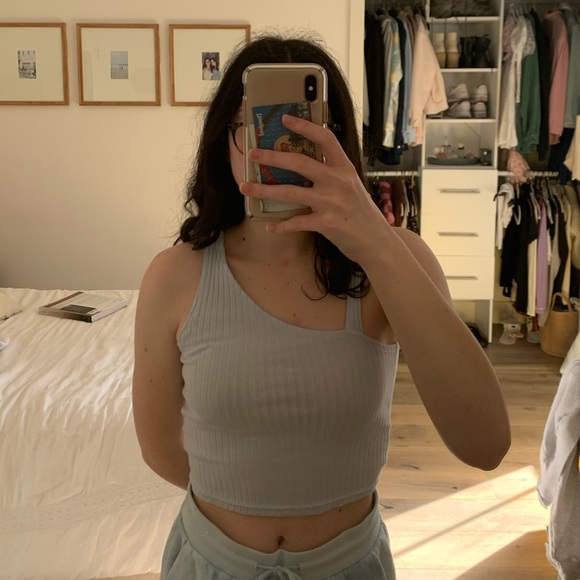 PACSUN ME TO WE BLUE TANK TOP - Picture 3 of 3